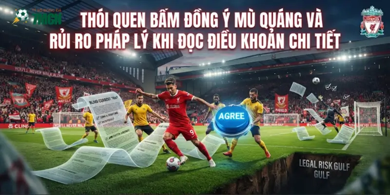 Thói quen bấm đồng ý mù quáng và rủi ro pháp lý khi đọc điều khoản