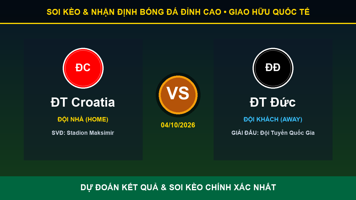 nhận định phân tích trận ĐT Croatia và ĐT Đức - Banner đối đầu ĐT Croatia vs ĐT Đức
