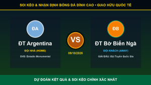 Soi kèo 7M trận ĐT Argentina và ĐT Bờ Biển Ngà ngày 09/10/2026